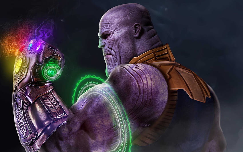 Thanos Computer, Time Stone HD wallpaper