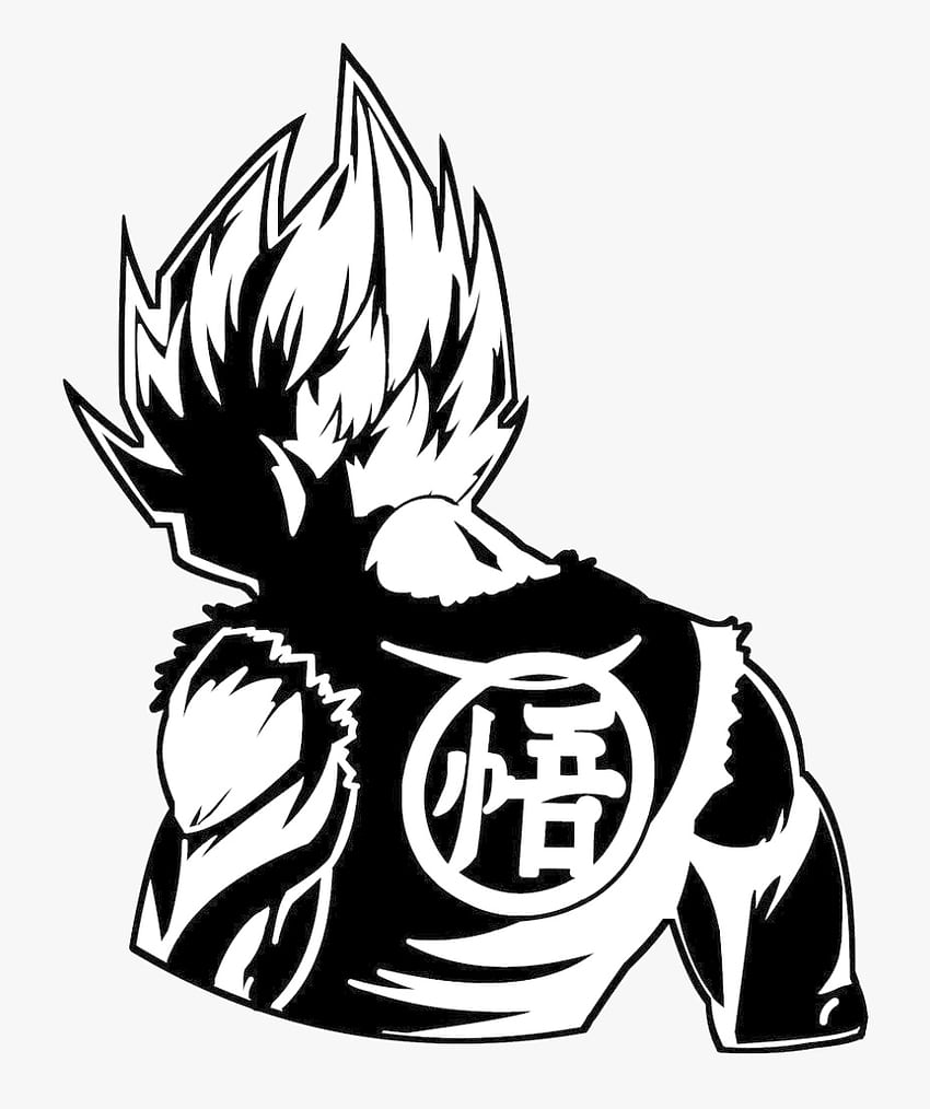 Dragon Ball Black And White Transparent Png - Goku Super Saiyan HD phone wallpaper
