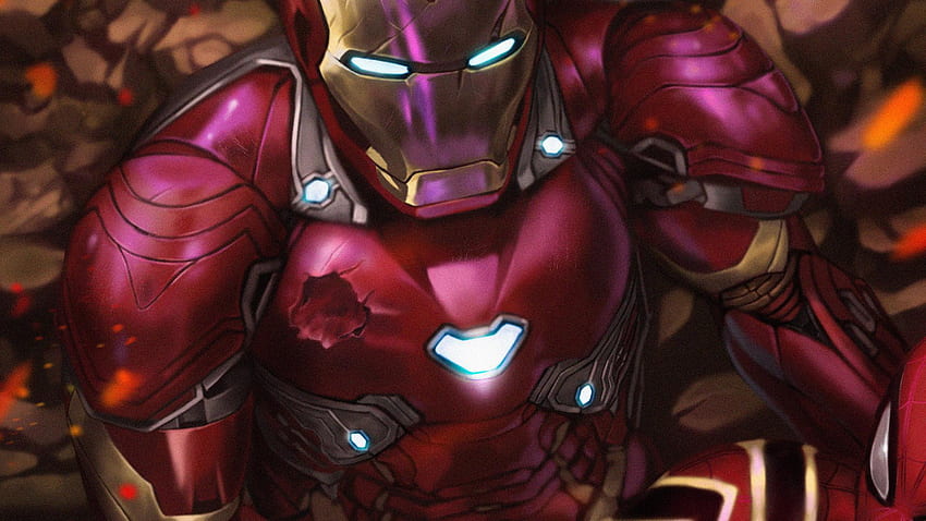 Iron Man Dead HD wallpaper