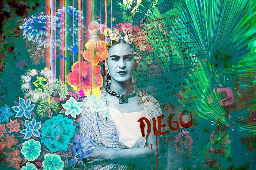 Frida Kahlo Inspired Wall Mural by Back to the Wall - Back To The Wall, Frida Kahlo Art Style HD wallpaper