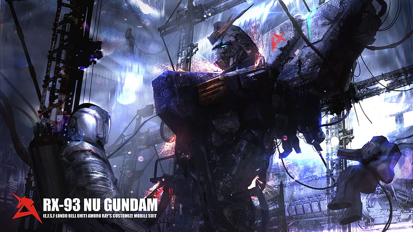 Rx 93 Nu Gundam., Gundam PC fondo de pantalla
