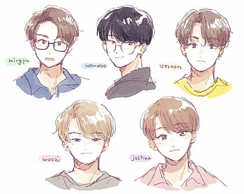 Find your happy place — Seventeen as Anime Characters