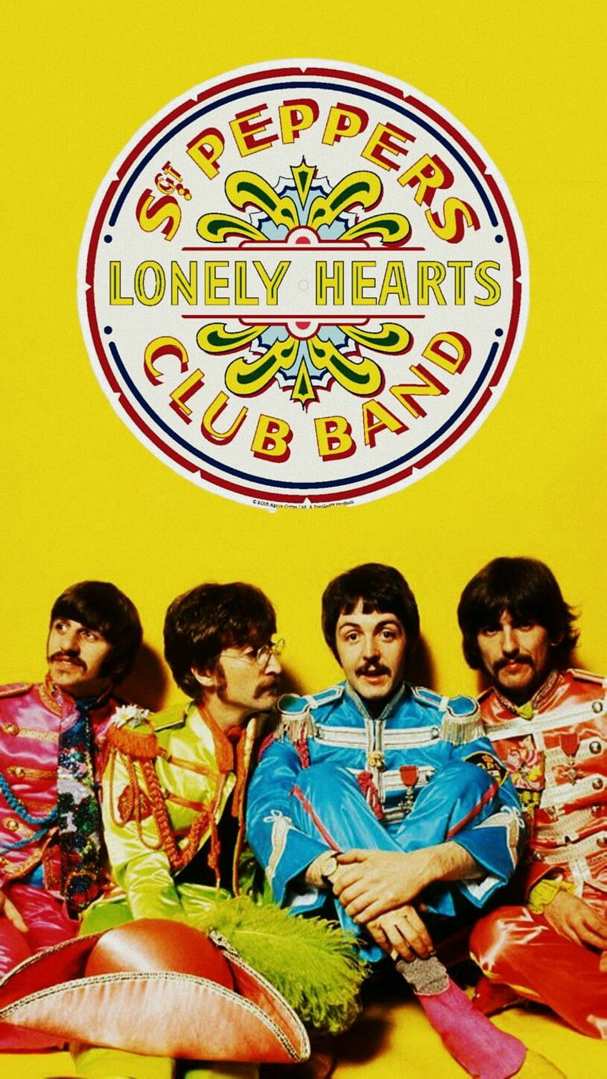 Le sergent des Beatles. Poivrons . Beatles , Les beatles, affiche des Beatles, Sgt. Le groupe du club des cœurs solitaires de Pepper Fond d'écran de téléphone HD