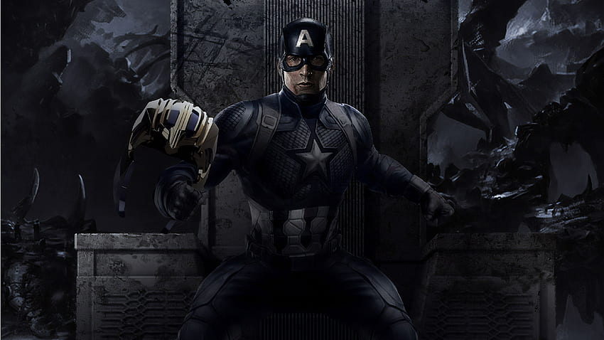 Capitán América Endgame, Superhéroes,,, Antecedentes y fondo de pantalla