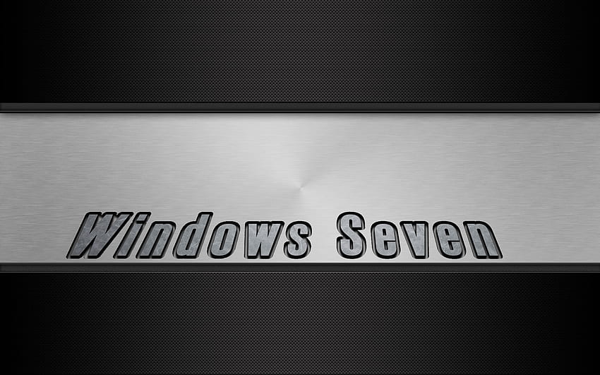 Acciaio spazzolato e nero., inciso, windows 7, tema, acciaio Sfondo HD