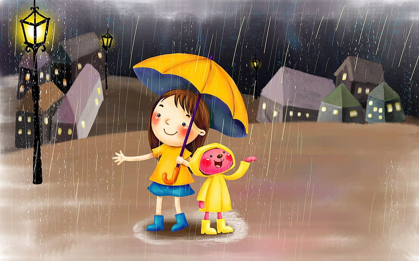 Regen, Verschiedenes, Verschiedenes, Lampe, Laterne, Regenschirm HD-Hintergrundbild