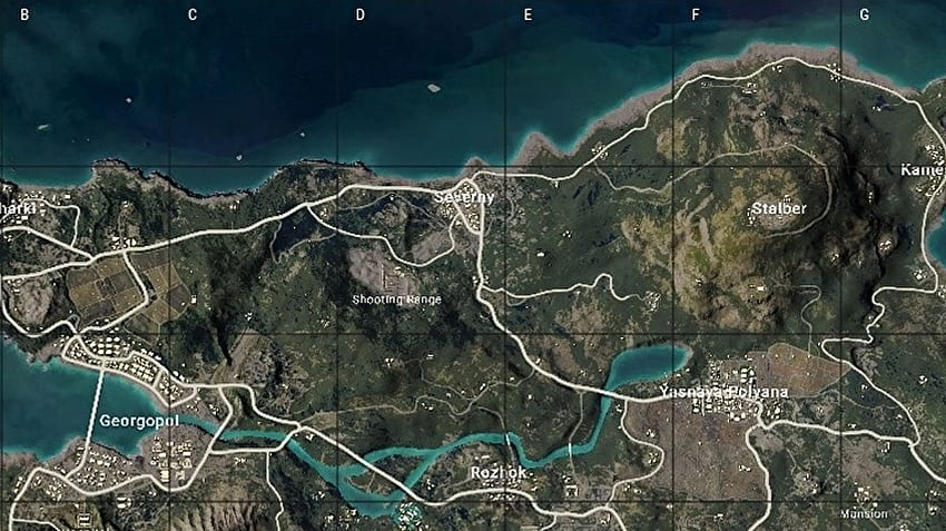 Peta PUBG Erangel: kendaraan, lokasi awal terbaik, dan strategi peta Erangel Wallpaper HD