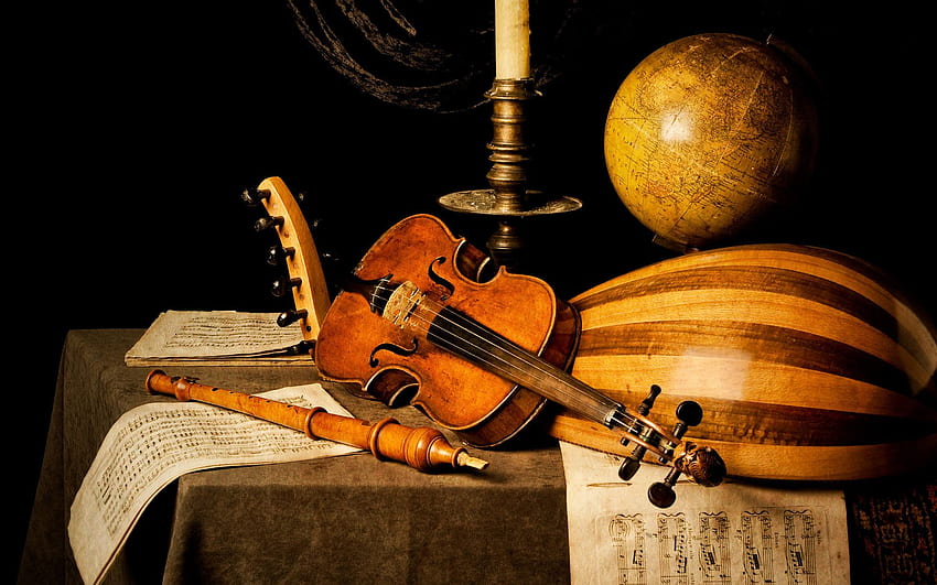 Music Instruments, Classical Music HD wallpaper
