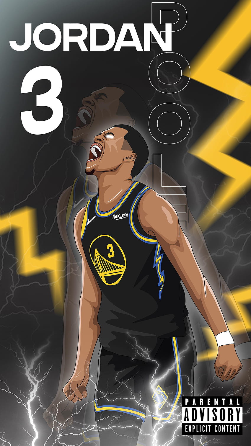 Made A For The Poole Party : R Warriors, Jordan Poole HD phone wallpaper