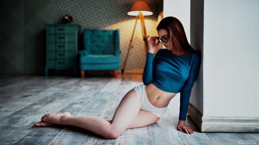 Beautiful-Russian-Models-51, สีน้ำเงิน, ท็อป, นางแบบ, ชาวรัสเซีย วอลล์เปเปอร์ HD