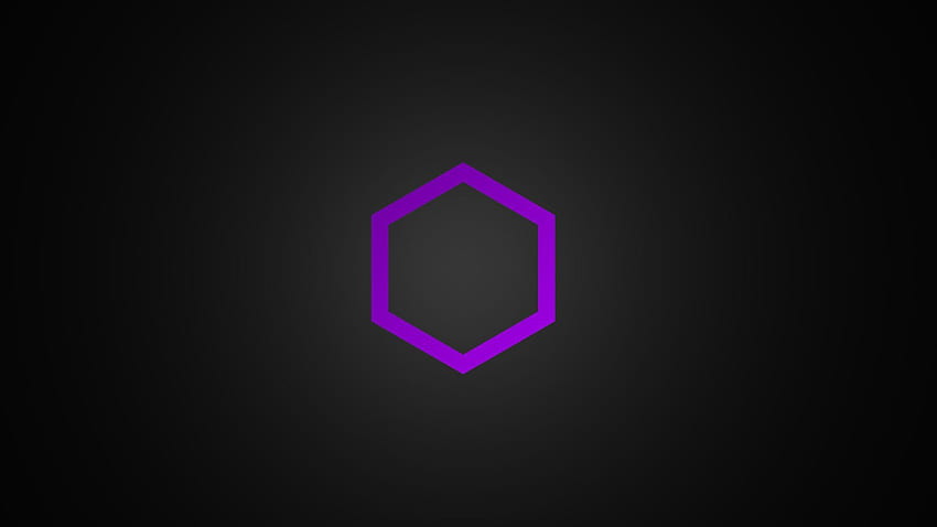 purple, Minimalism, Hexagon / HD wallpaper