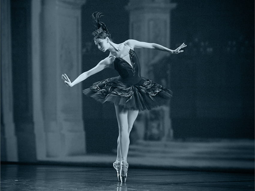 PEAK, dance, graphy, bw, beautiful, elegance, ballet, ballerina HD wallpaper