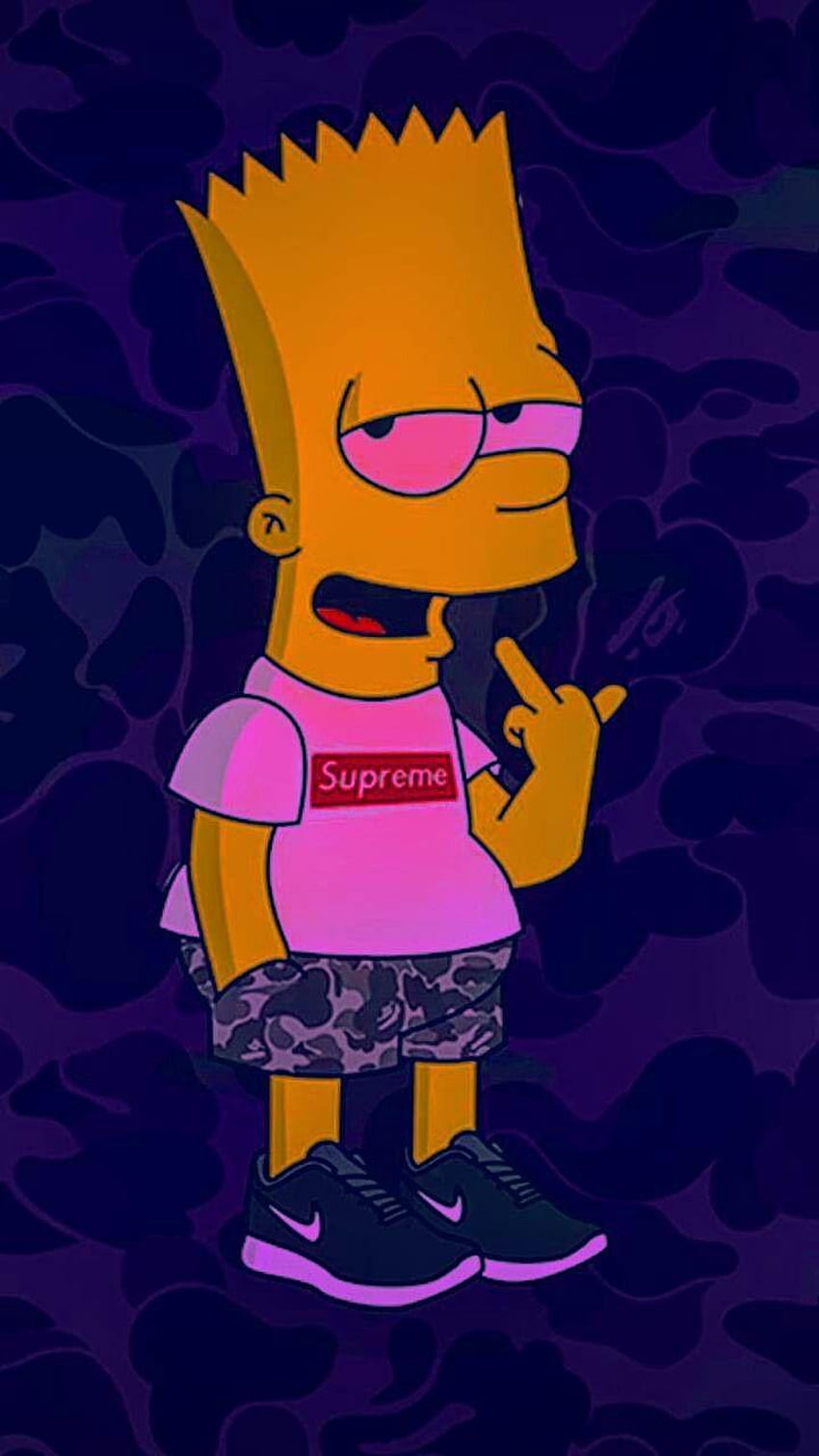 Bart Weed, Bart Simpson Gangster Papel de parede de celular HD
