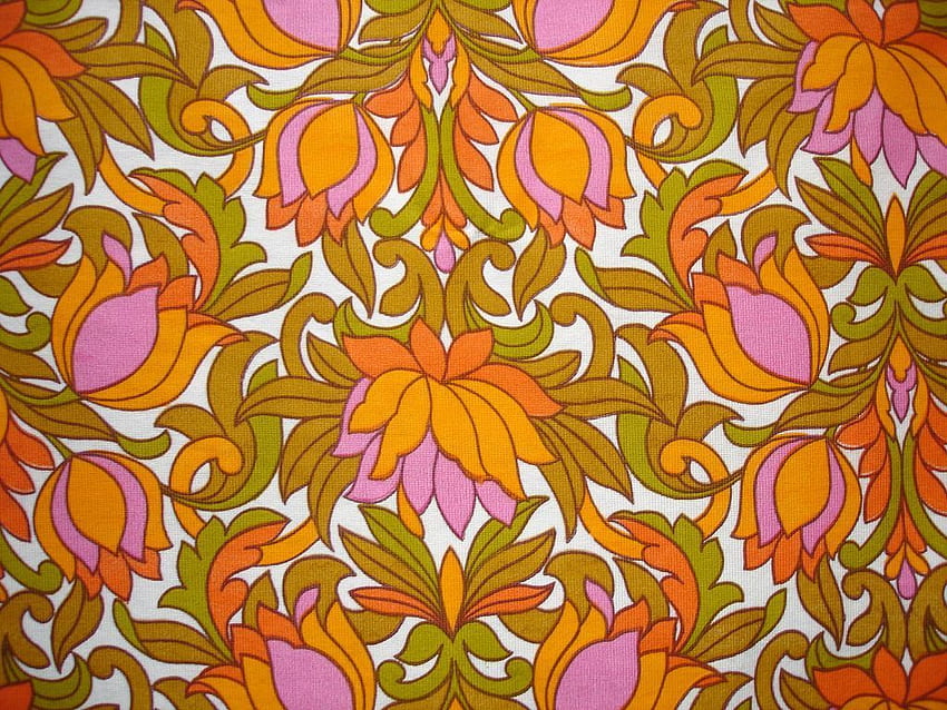 Buy Retro Wallpaper by the Yard 60s Vintage Wallpaper 1960s Online in India   Etsy