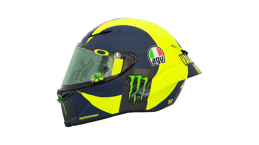 Agv - Rossi Motogp 2018 Helmet, & background HD wallpaper