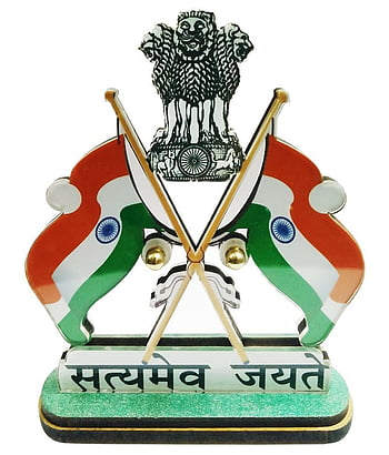 LION STATE EMBLEM OF INDIA INDIAN REPUBLIC FLAG LION EMBLEM OF INDIA INDIAN  FLAG HINU HINDI DELHI India | Ubuy