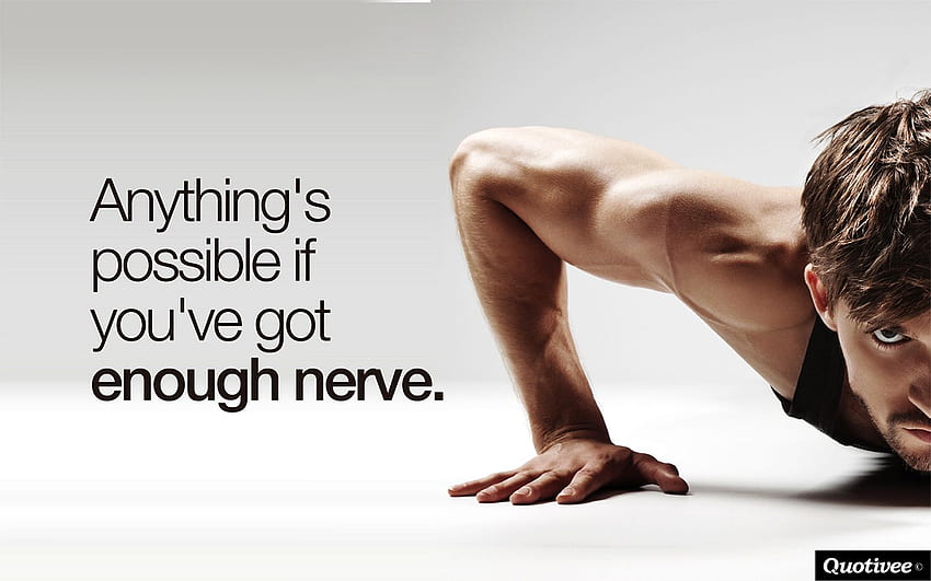 Motivational on Will power: Anythings possible if you've, Willpower HD wallpaper