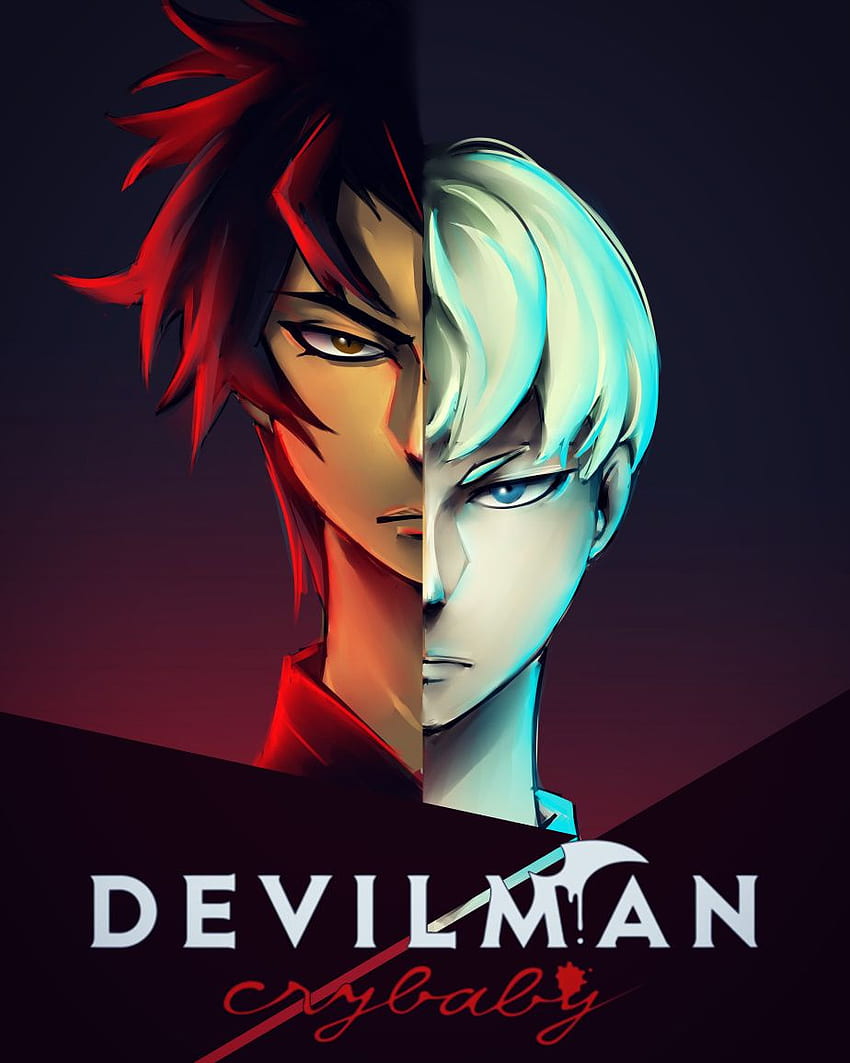 Devilman: Crybaby Dooms, et Dooms Well - trouble, Cry Baby Aesthetic Fond d'écran de téléphone HD