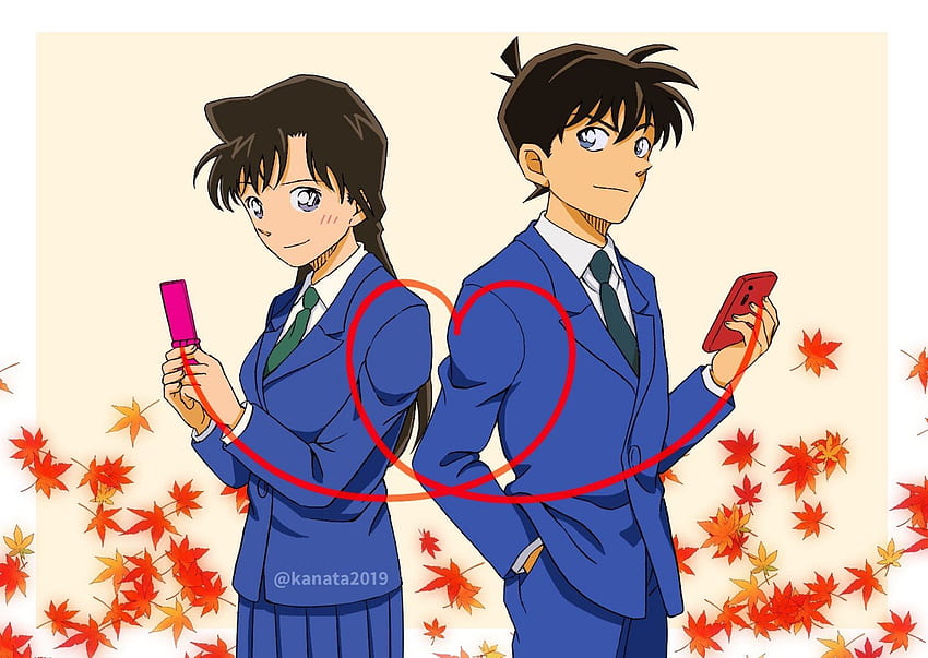 Detective Conan, Shinichi Kudo and Ran HD wallpaper