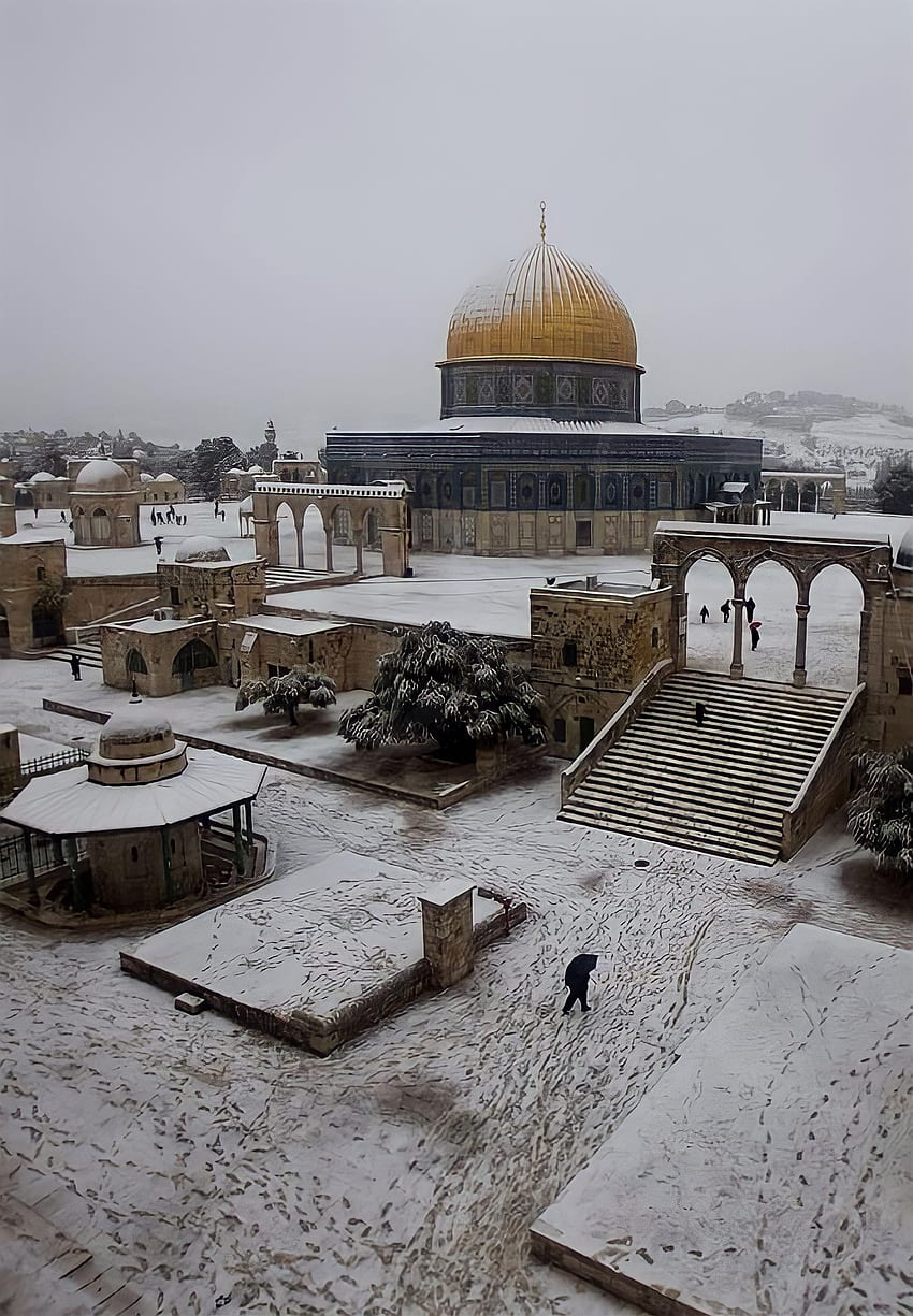 Al-Aqsa-Kuppel des HD-Handy-Hintergrundbild
