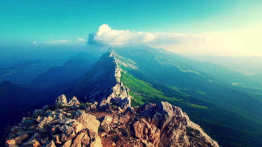 Nature Mountains Landscape Sky - Resolution:, Pegunungan HD wallpaper