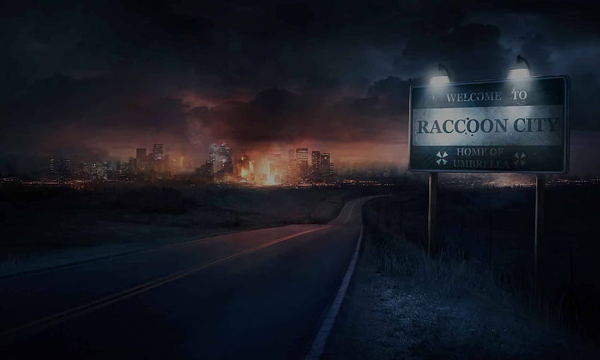 Latar Belakang Kota Rakun. Raccoon City, Resident Evil yang Keren Wallpaper HD