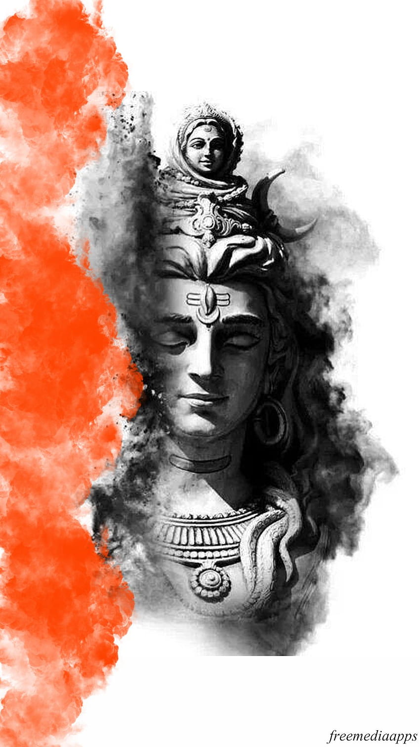 Mahakal wallpaper hd  Dont touch my phone wallpapers Simple background  images Shiva tattoo design