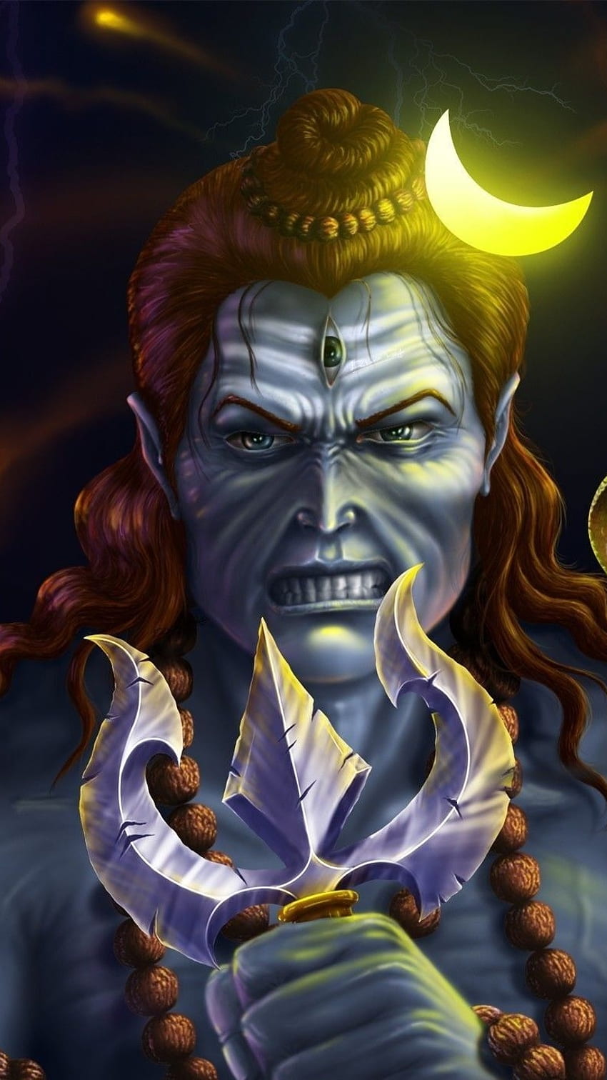 Rudra Shiva, Angry Face, angry, face HD phone wallpaper | Pxfuel