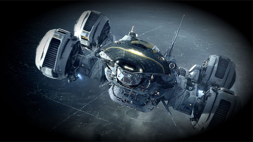 Alien Spaceship, Sci-Fi Ship HD wallpaper