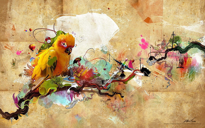 Beautiful Painting Art - Artsy Background - & Background, Animal Art HD  wallpaper | Pxfuel