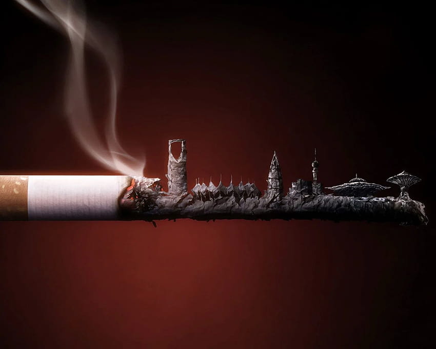 . Burning Smoke 3D . manipulation art, Cigarette Smoke HD wallpaper