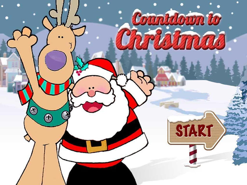 Cuenta regresiva de Navidad fondo de pantalla