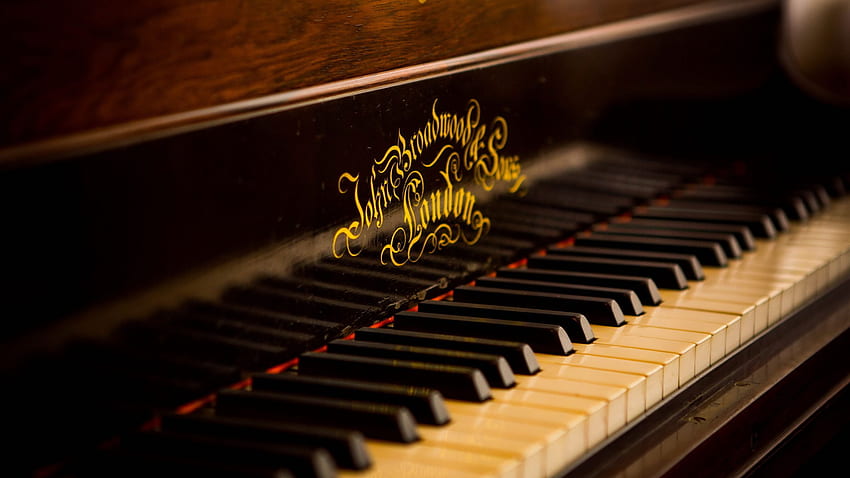 old piano, background, music 36295 HD wallpaper