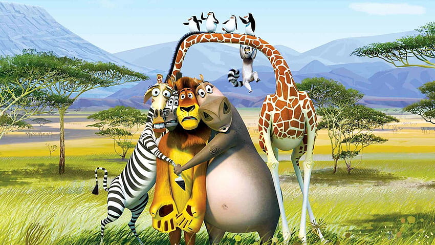 Madagaskar 2, Kartun Madagaskar Wallpaper HD