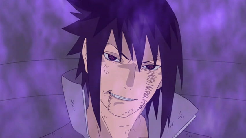 Sasuke Böses Lächeln • IOS-Modus HD-Hintergrundbild
