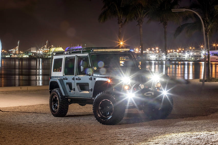 Jeep Switchback-Konzept, Scheinwerferglühen, SUV HD-Hintergrundbild