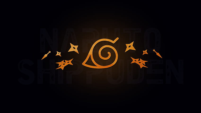 Naruto-Logo, Naruto Shippuden-Logo HD-Hintergrundbild