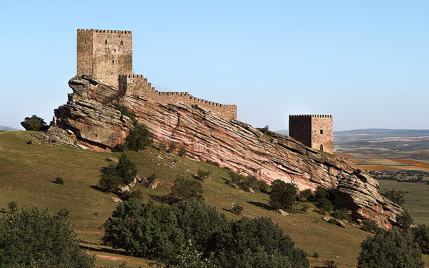 Zafra Kalesi, İspanya, İspanya, Ortaçağ, mimari, kale HD duvar kağıdı