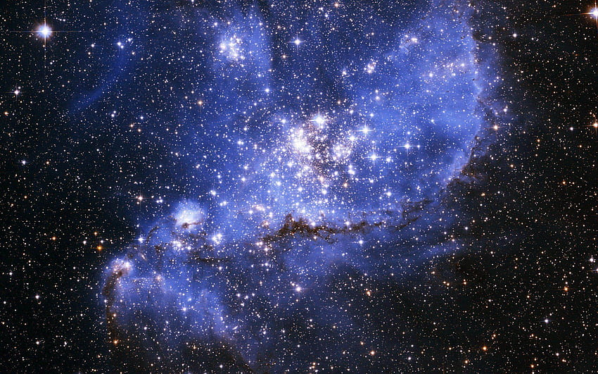 Scape stars Hubble Space Telescope The Real Galaxies blue . HD wallpaper