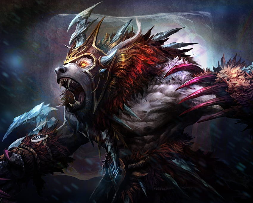 Dota 2 Video Game Ursa Abilities Overpower Fury Swipes Earthshock Enrage For Mobile Phones Tablet And Pc, Over Power HD wallpaper