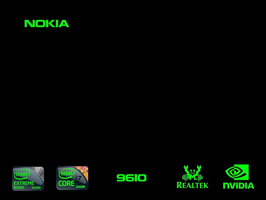 หน้าจอต้อนรับของ Nokia 9610, intel, nvidia, nokia, realtek, Core i7, i7 วอลล์เปเปอร์ HD