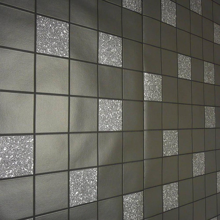 Granite Black Glitter Tile . Contour Tiling on a Roll 89130 HD phone wallpaper
