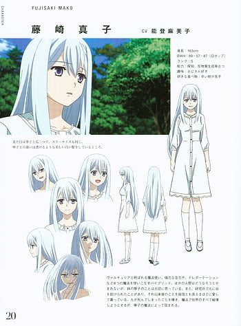 Gokukoku no Brynhildr Character Model Sheets - Cooterie em 2023