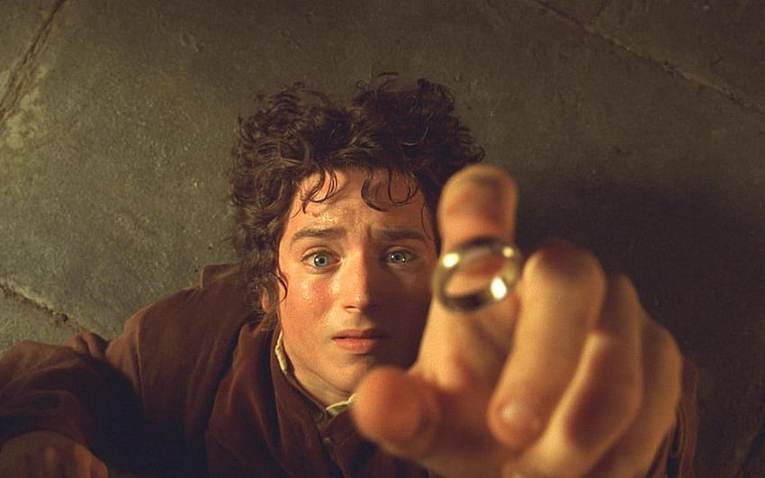Фродо Бегинс Властелинът на пръстените Властелинът на пръстените Задругата на пръстена Единственият пръстен Илайджа Ууд JPG 165 kB. Мока HD тапет