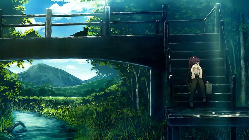 Pin oleh Ej Cogolio di Nightcore. Pemandangan, Fotografi, Animasi, Nature Anime Girl HD wallpaper