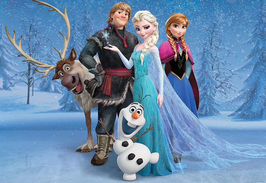 İnç hakkında detaylar Duvar resmi Elsa Frozen karakterleri Disney kız odası HD duvar kağıdı