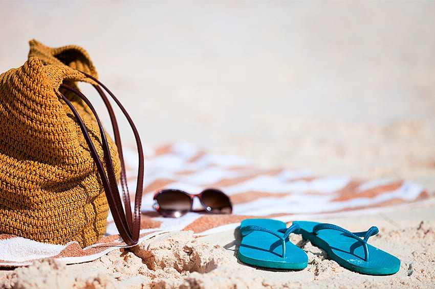 Flip Flops Beach Summer Glasses HD wallpaper | Pxfuel