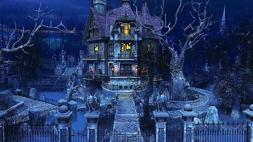 Animated Haunted House ( px), Ghost House HD wallpaper | Pxfuel