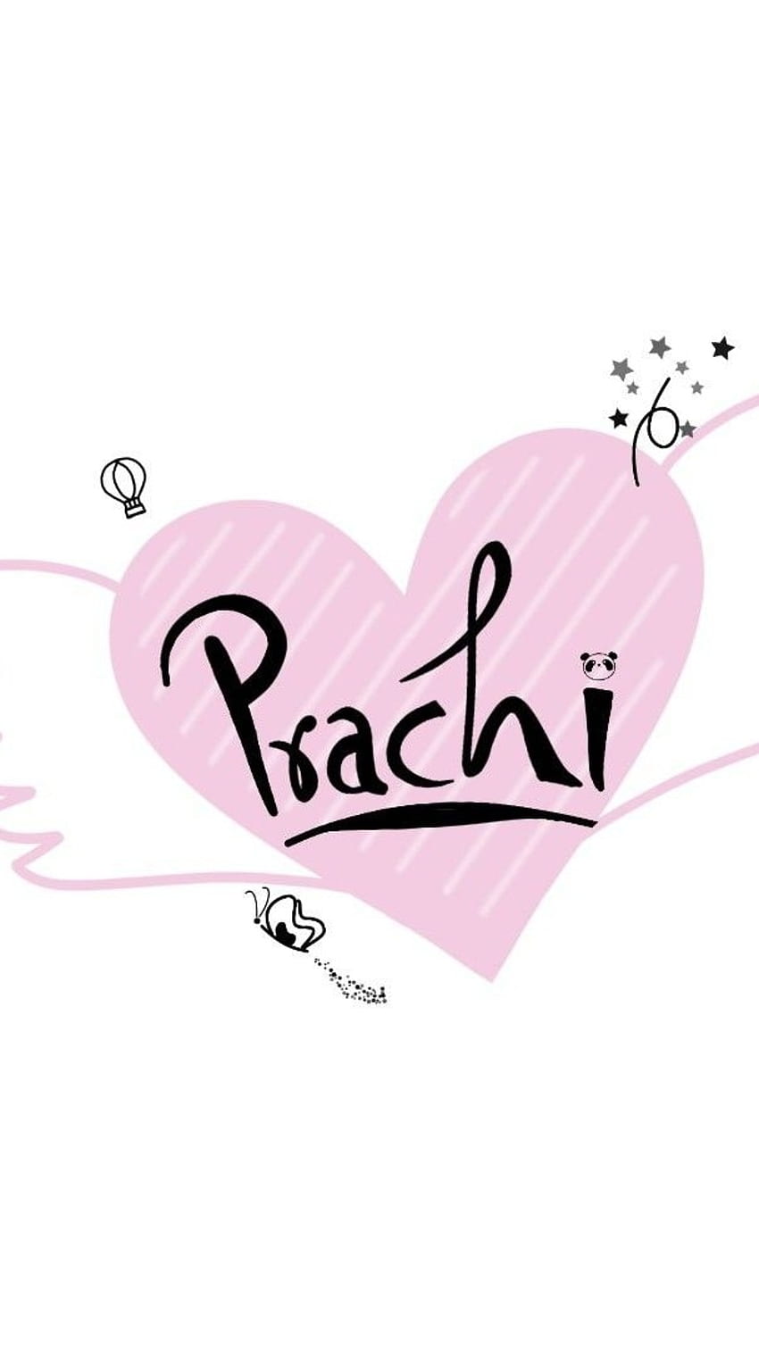 P Name, Prachi, drawing HD phone wallpaper