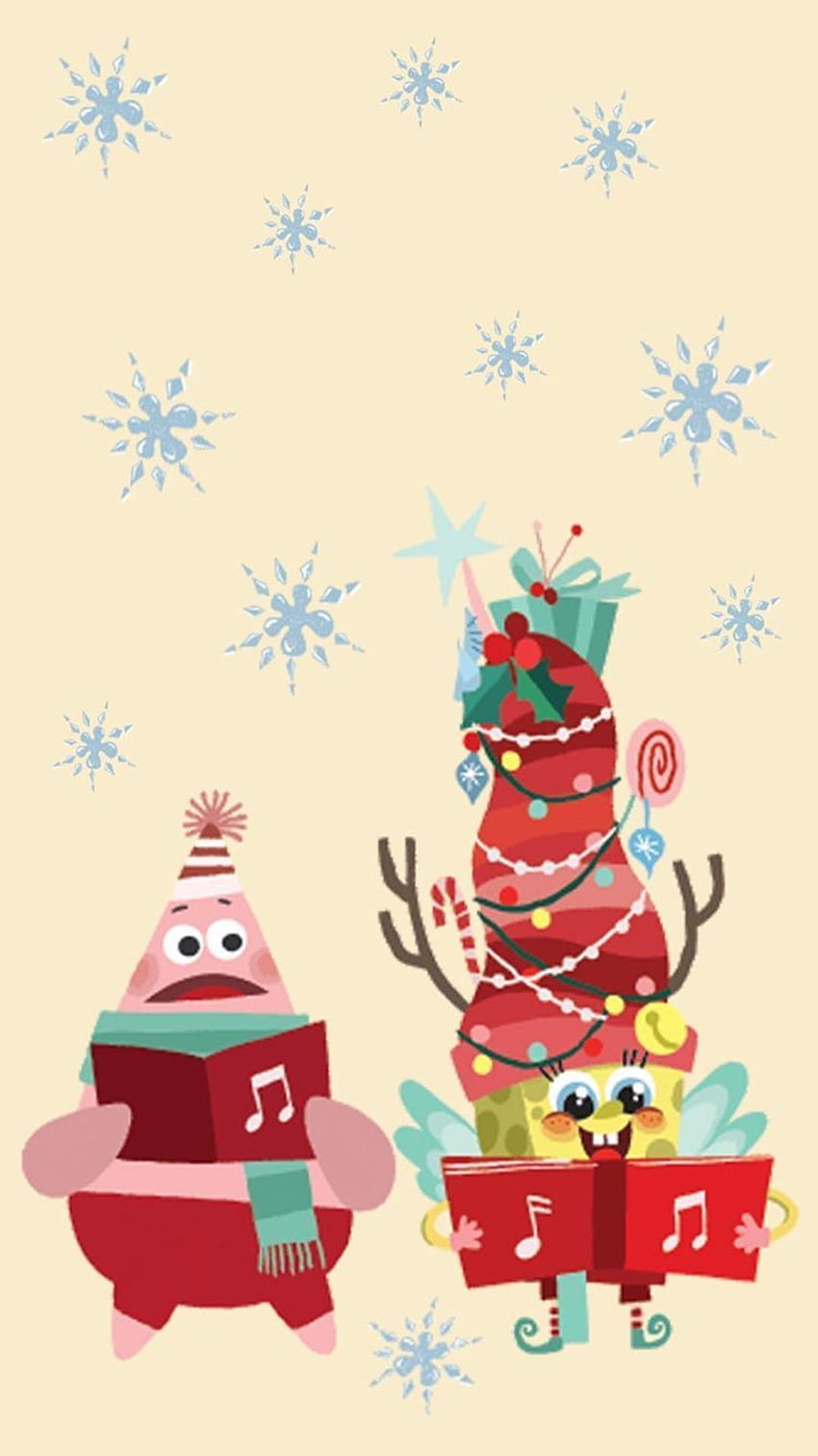 Spongebob and Patrick Christmas wallpaper  Spongebob Squarepants Wallpaper  40637561  Fanpop